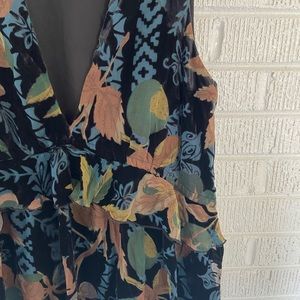 Bohemian baby doll style party dress